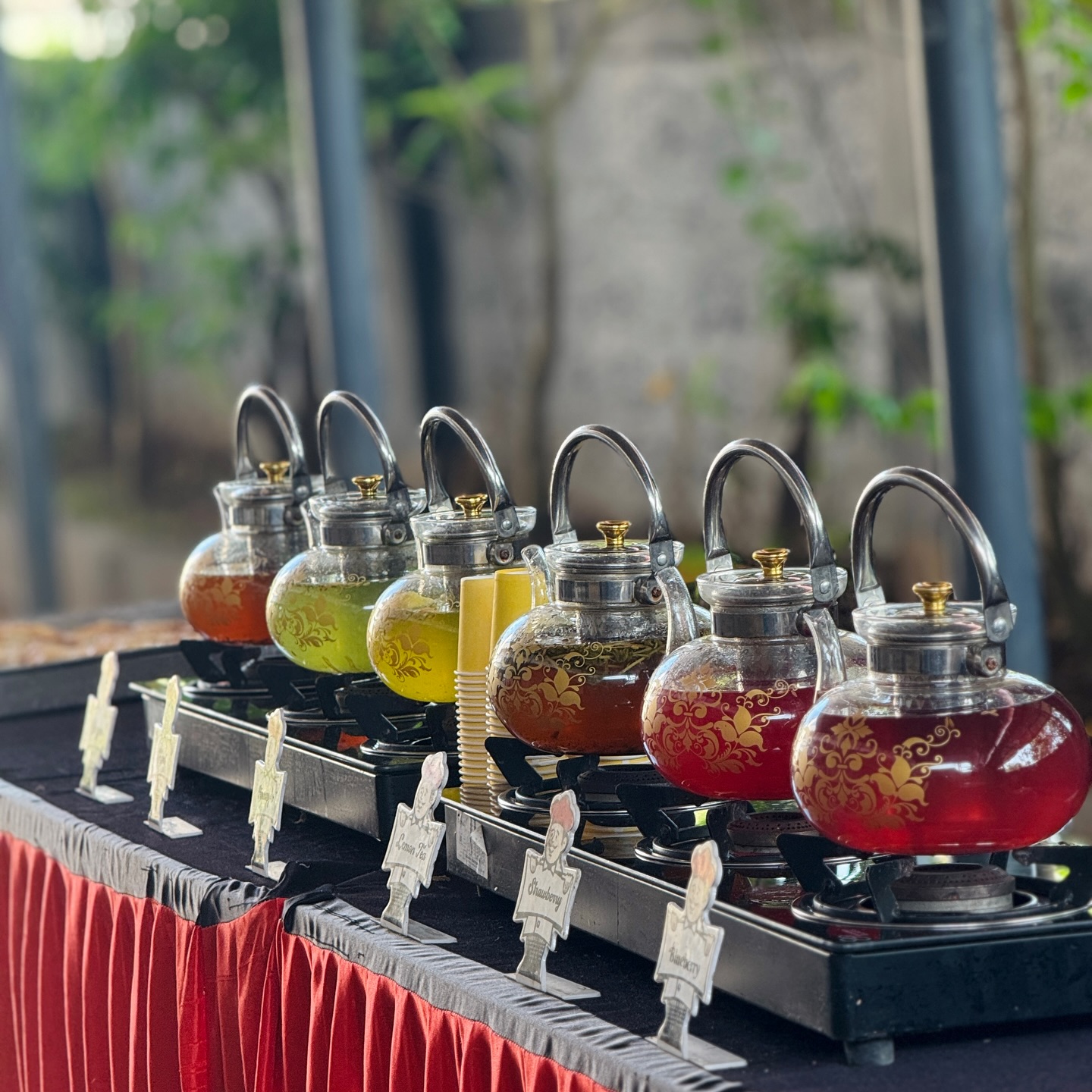 JC Event Management hot beverage, herbal tea and masala chai counter